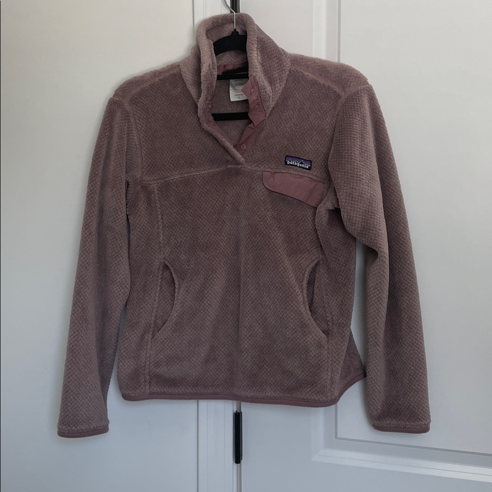 Patagonia Women's Re-Tool Snap-T® Pullover Size Small Mauve